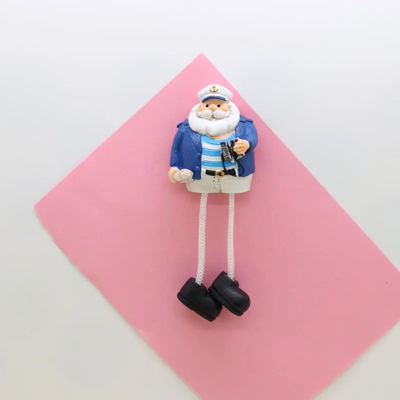 Магнит на холодильник морячок сувенир морская тема синее кухонное украшение