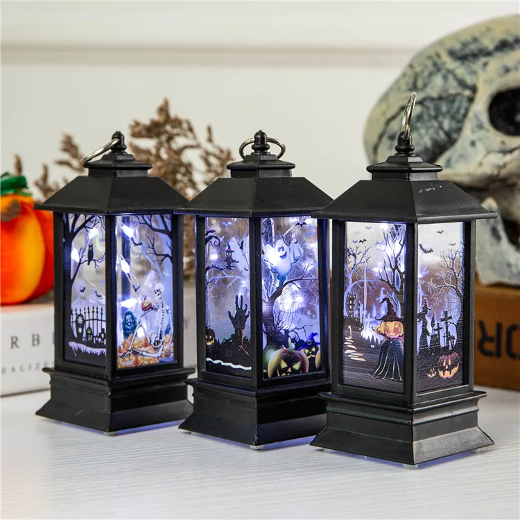 Halloween LED Simulation Light Small Oil For Party Bar Desktop Vintage Style Decoration | Дом и сад