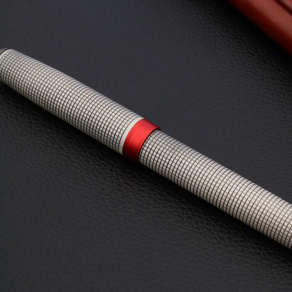 JINHAO 75 Роскошная качественная классическая перьевая ручка металлическая красная