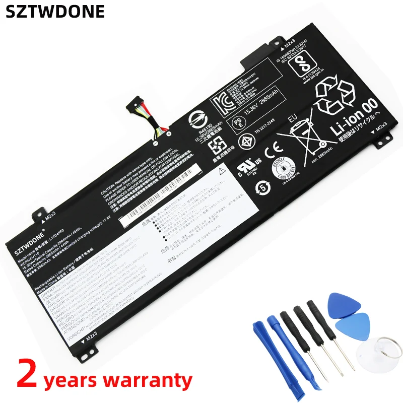 SZTWDONE L17C4PF0 Аккумулятор для ноутбука Lenovo xiaoxin воздуха 13IWL/IML Ideapad S530 13IWL L17M4PF0 15 36 V 45WH