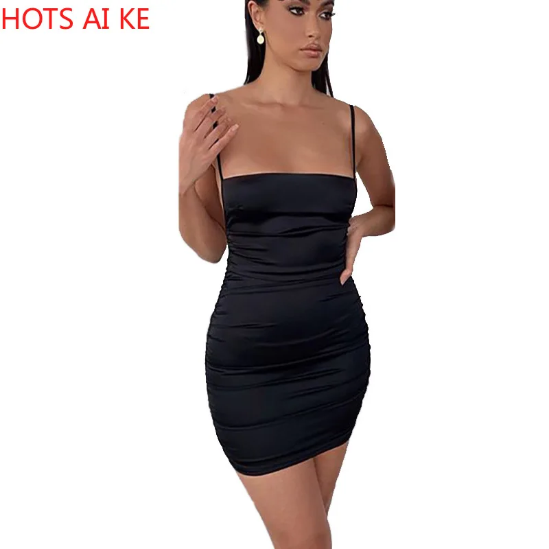 Purple Dress Spaghetti Strap Mini Satin Dress Sexy Backless Cross Bandage Bodycon Party Dress robe vintage clothes dropshipping