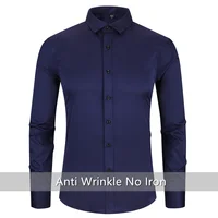 Anti-Wrinkle Elasticity Slim Fit Long Sleeve 3