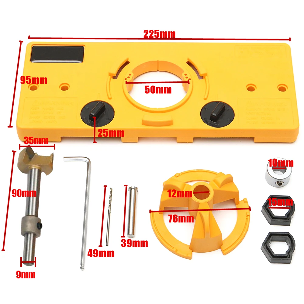 Направляющая для сверления Forstner 35 мм|Сверла| |