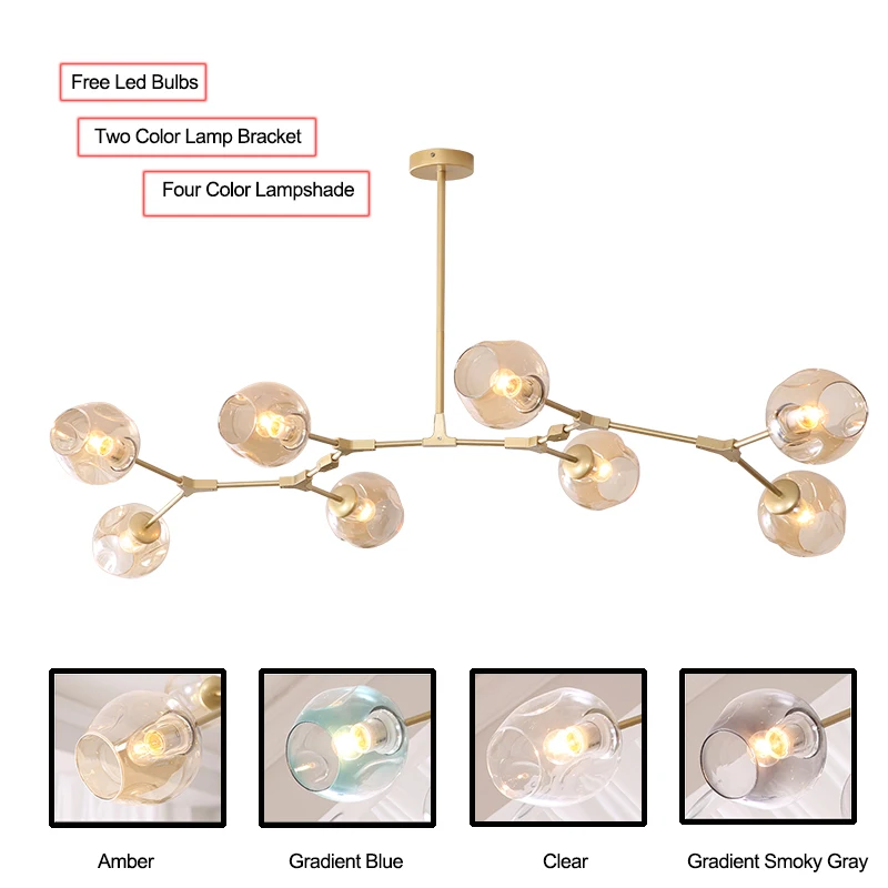 Светодиодные лампы в скандинавском стиле современная люстра для освещения