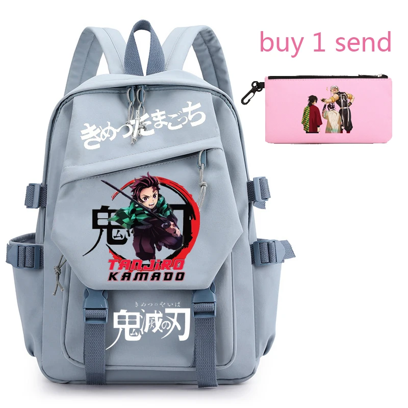 

Anti-theft backpack laptop bag boy girl school bag Demon Slayer