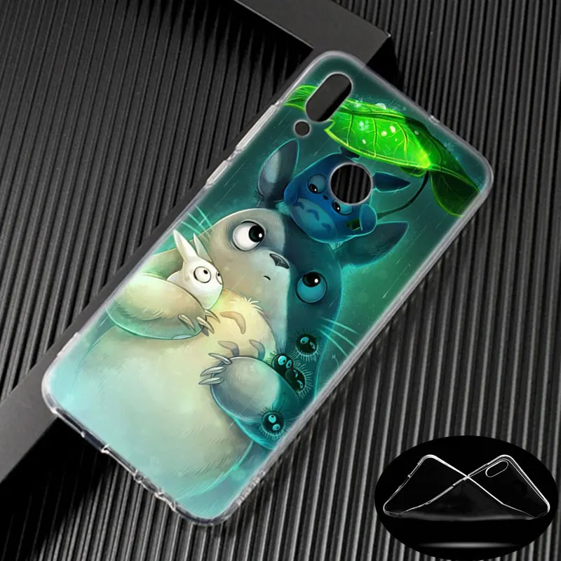 Мягкий чехол аниме студия Ghibli унесенный спиром Тоторо для huawei NOVA 3 3i 5 5i P20 P30 Pro P9 P10 P8 Lite P Smart Z Plus
