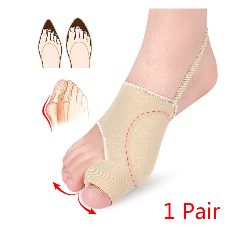 

1Pair Corrector Toe Separator Metatarsal Splint Orthotics Pain Relief Foot Care Tool Toe Separator Hallux Valgus Bunion