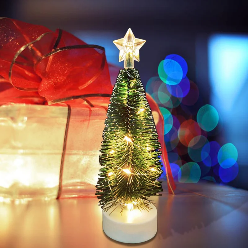 

Merry Christmas 2021 Led Light Xmas Table Decor Christmas Decorations for Home Christmas Ornaments New Year 2022 Decor Navidad