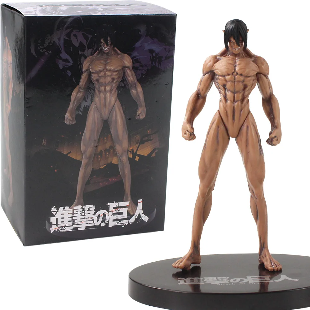 

15cm Attack on Titan Anime Eren Jager Giant Form Muscle PVC Action Figure Cartoon Decoration Model Toy Doll Kids Gift Brinquedos