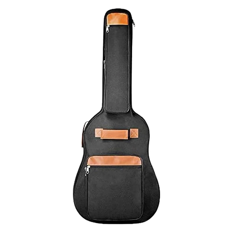 

Сумка для гитары, бас-рюкзак 41 дюйм, водонепроницаемый мягкий чехол, прочный мягкий с регулируемыми плечевыми ремнями