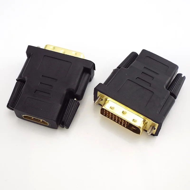 Адаптер 24 + 1 DVI папа мама совместимый с HDMI адаптер поддержка 1080P для проектора HDTV