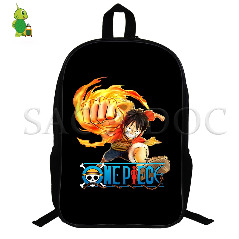 Аниме one piece D. luffy рюкзак для мальчиков и девочек Mochila школьные сумки для подростков 14,5 дюймов Рюкзак на заказ дорожные сумки - Цвет: 9