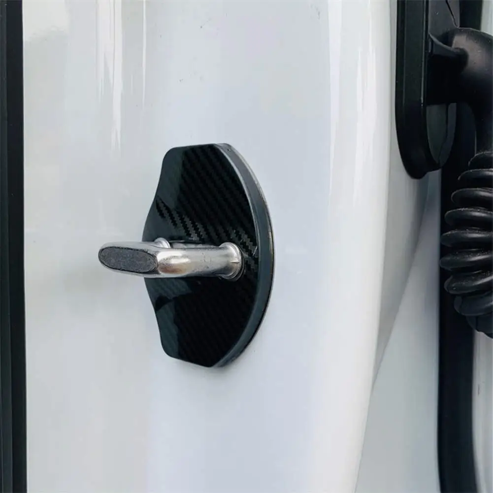 2019 Новый крышка дверного замка автомобиля фиксатор Нержавеющая сталь узор Кепка
