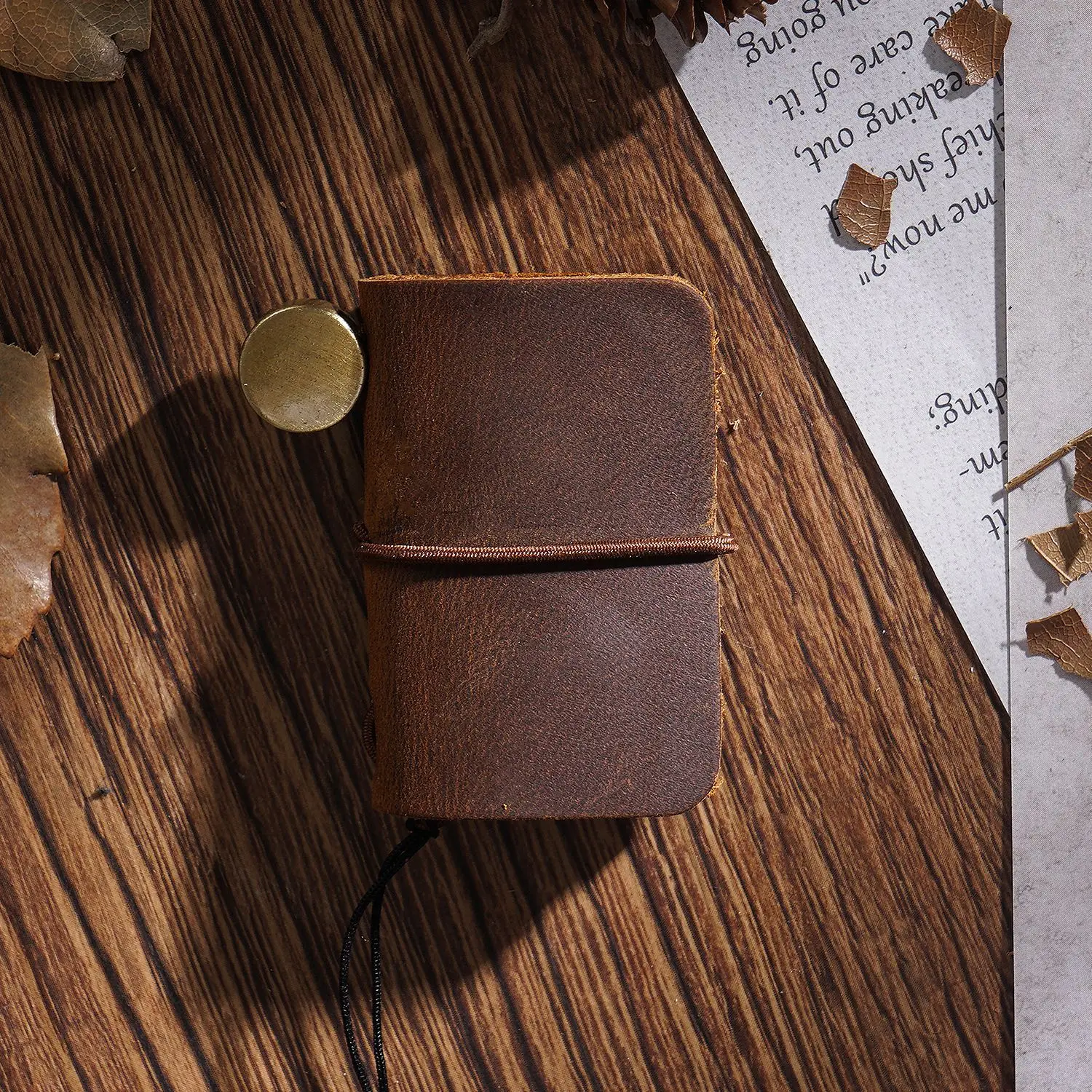 

RAYSLIN мини-блокнот из кожи 48x32mm