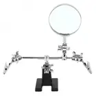 Увеличительное стекло для сварки, Вспомогательный зажим 5X, Настольная лупа, третья рука, инструмент для ремонта пайки, вращение на 360 градусов