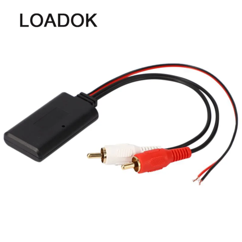 Модуль приемника AUX Универсальный Bluetooth-адаптер 2 RCA-разъема автомобильный