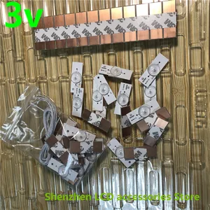 Набор LED для ЖК-телевизора, 50 шт.лот, 15, 17, 19, 22, 24 дюйма, 27 дюймов, модифицисветодиодный LED мониторы 3 В, 6 в, ремонт светодиодных подсветки, 100% Новинка