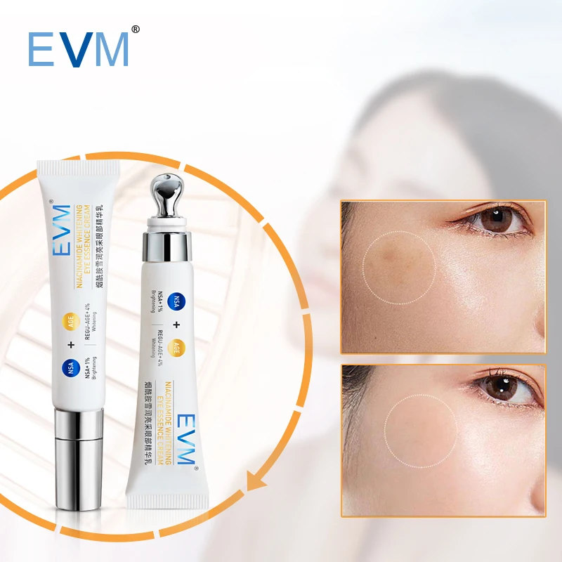 

EVM Eye Cream Niacinamide Xuerun Brightening Eye Serum relieves staying up night bags and repairs the eye area