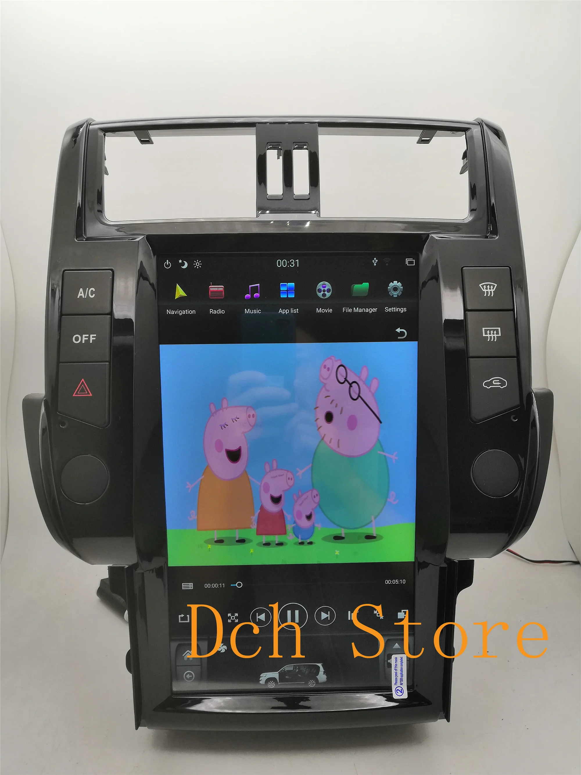 13 6 ''вертикальный автомобильный DVD плеер в стиле tesla Android 9 0 GPS навигация для Toyota