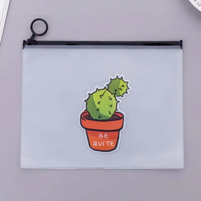 Чехол для карандашей Kawaii Cactus Большой Вместительный чехол школьный ручек
