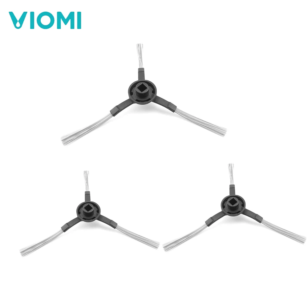 Три шт. боковые щетки для робота пылесоса VIOMI V2 / PRO V3|Запчасти пылесоса| |