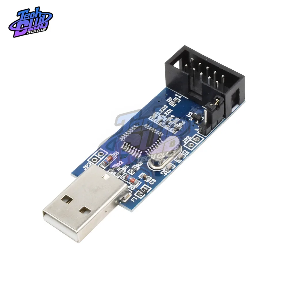 1 шт. 10Pin на 6 Pin плата адаптера + USBASP USBISP AVR программатор USB ATMEGA8 ATMEGA128 ATtiny/CAN/PWM модуль