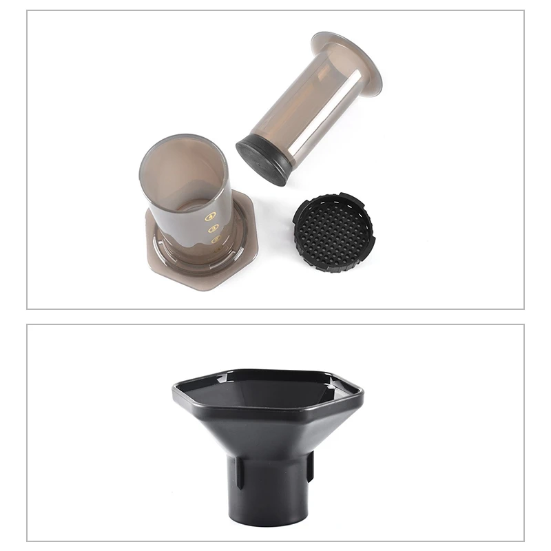 

Pressure Portable Coffee Pot, Hand-Pressed Pot, 350 Pieces of Filter Paper, Hand Pressure Drip Filter, Travel