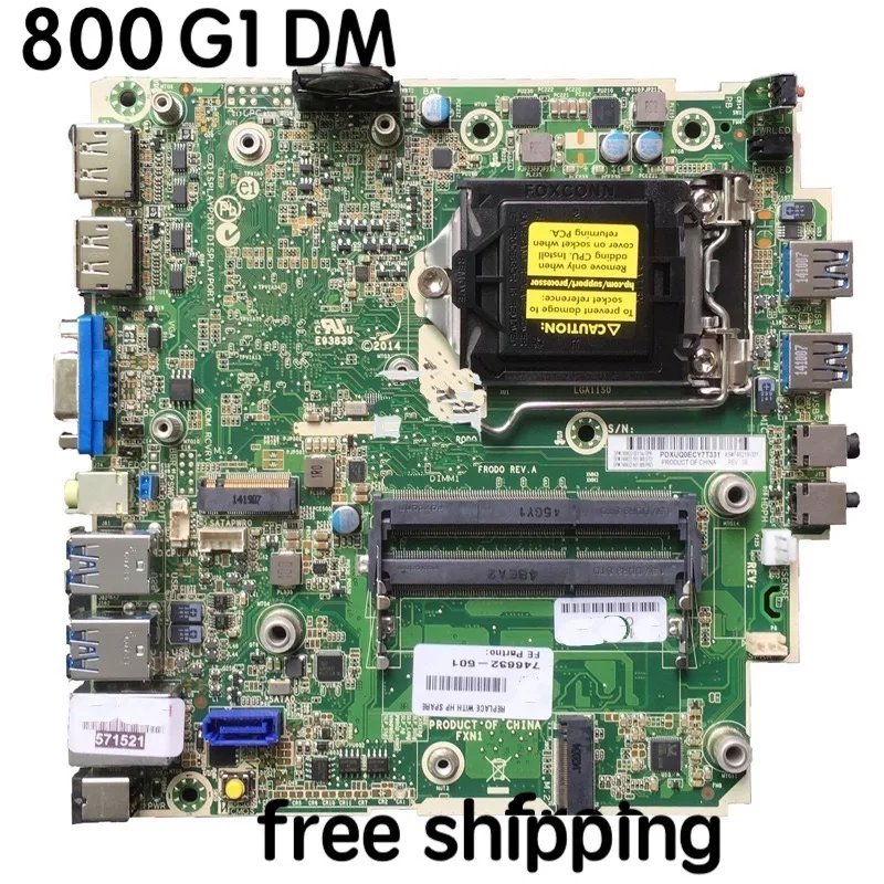 Материнская плата 746632 001 для настольных ПК HP proнастольная 600 G1 DM 746219 501 601 100%