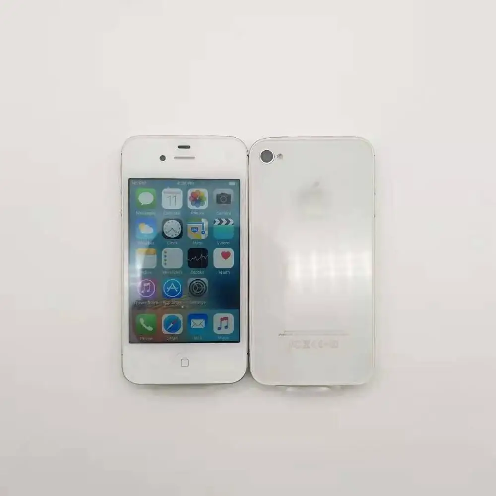 IPhone4S завод разблокированный Apple iPhone 4S IOS двухъядерный 8MP wifi WCDMA мобильный телефон сенсорный экран iCloud Восстановленный