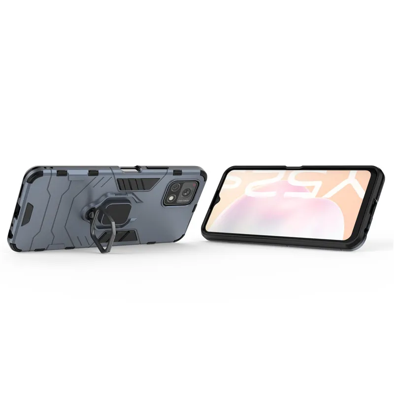 Ring Holder Case For ViVo Y52S Y20 Y20S IQOO U1X U1 Y73S Y70S Y51S V19 X50 Pro Plus Cover Back Phone Bumper | Мобильные телефоны и