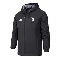 autumn and winter mens hooded zipper jacket waterproof and windproof mountaineering ski outdoor sportswear bomber mens jacket