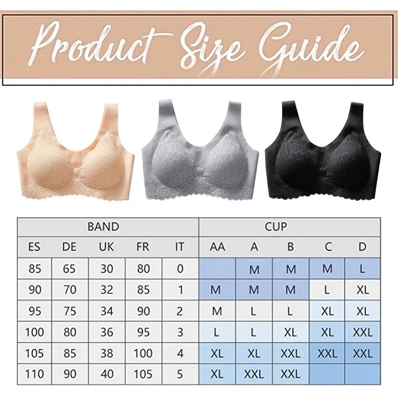 

Dropshipping 3pcs Set Latex Bra Seamless Bras For Women Underwear BH Push Up Bralette With Pad Vest Top Bra