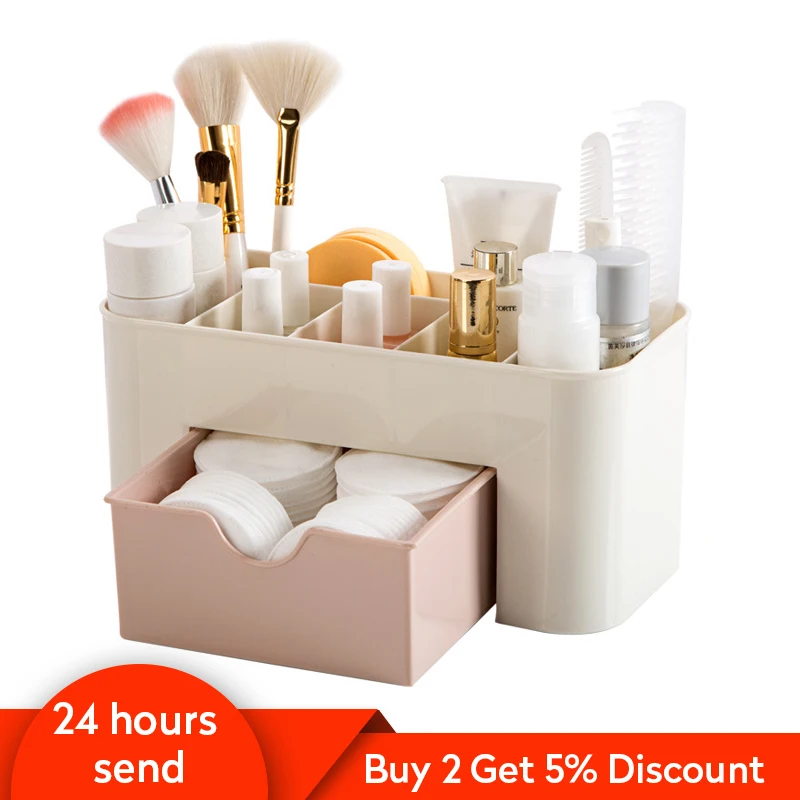 Пластиковый органайзер для косметики 3 цвета | Дом и сад