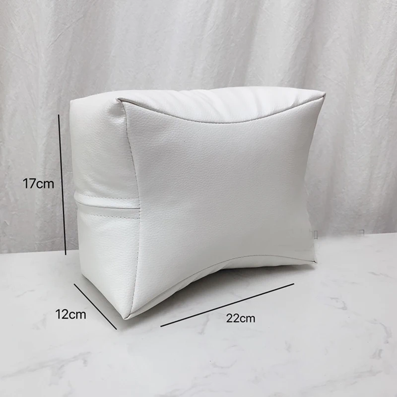 Подушка-подставка для рук BQAN розовая мягкая из искусственной кожи держатель ног