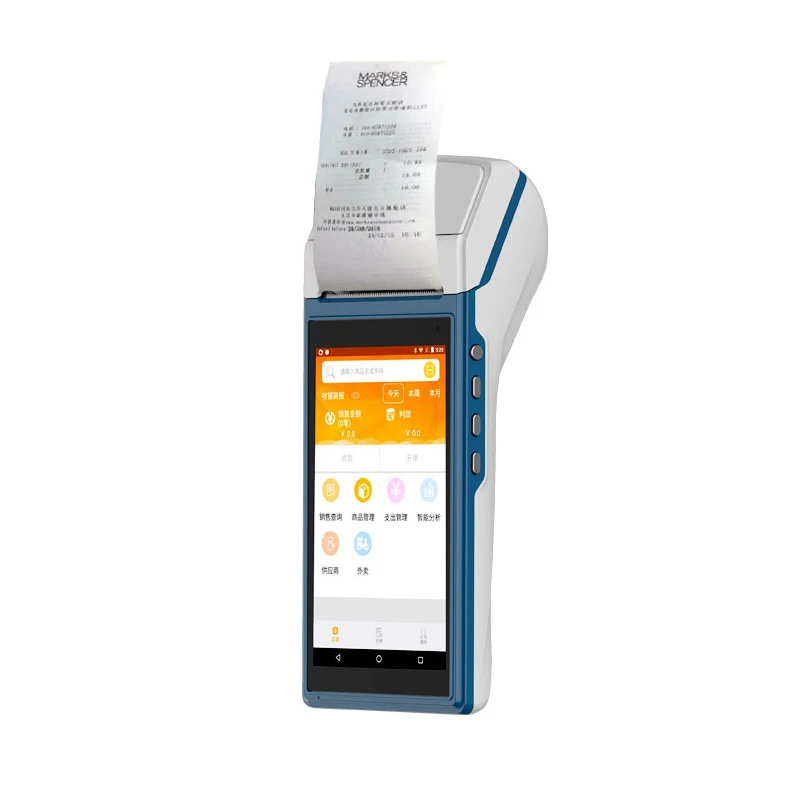GPRS 3G WiFi Android Портативный розничная продажа POS с системой принтера NFC RFID смарт