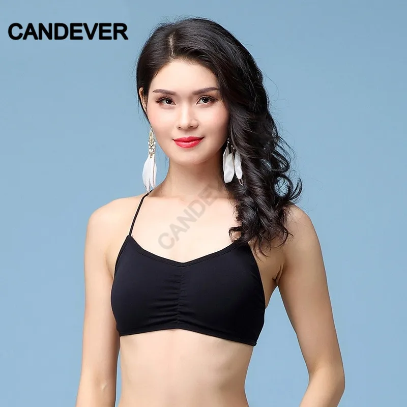 Восточные танца живота женский танец укороченный топ с лямкой на шее костюм