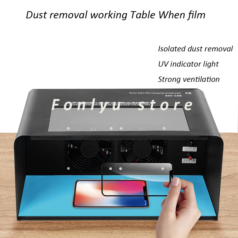 Беспыльный Рабочий стол с УФ-лампой светильник резки гидрогелевой