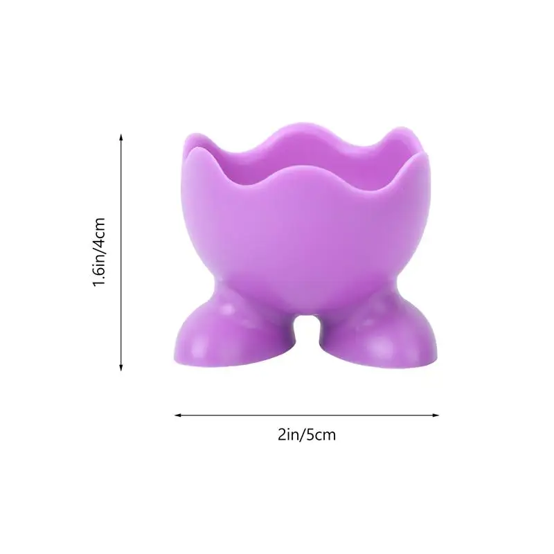 5 шт. разные цвета силиконовая форма для подстаканники вареных яиц выступающей