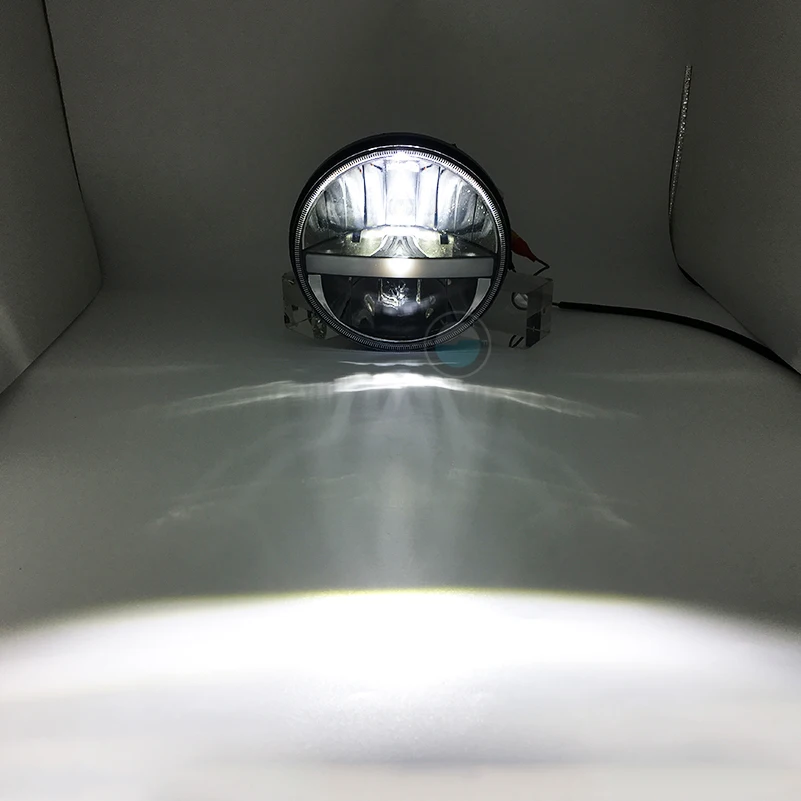 7 дюймов светодиодные фары с полосы света &quotСВЕТОДИОДНАЯ головная фара дальнего