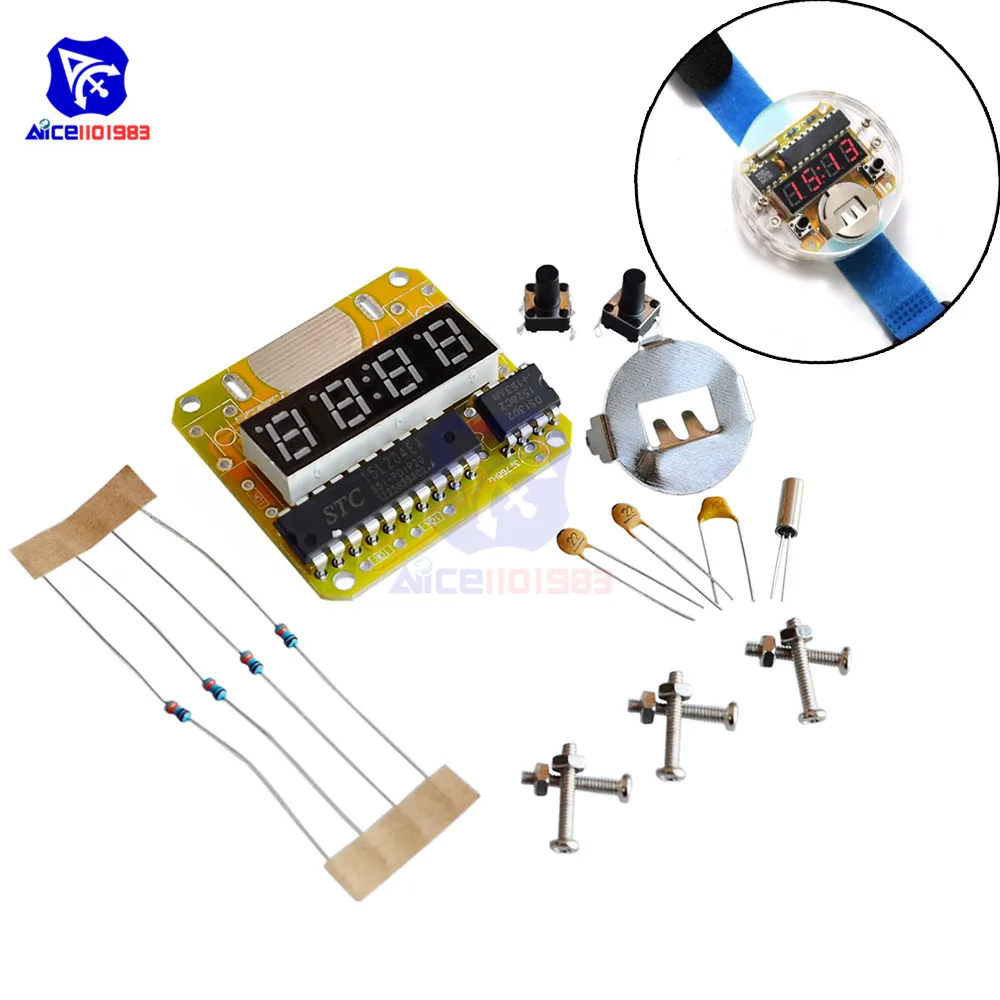 Набор электронных часов diymore светодиодный светодиодные электронные часы с