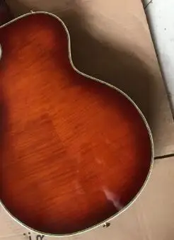 Китайская фабрика по производству гитар custom shop F отверстие корпус полый