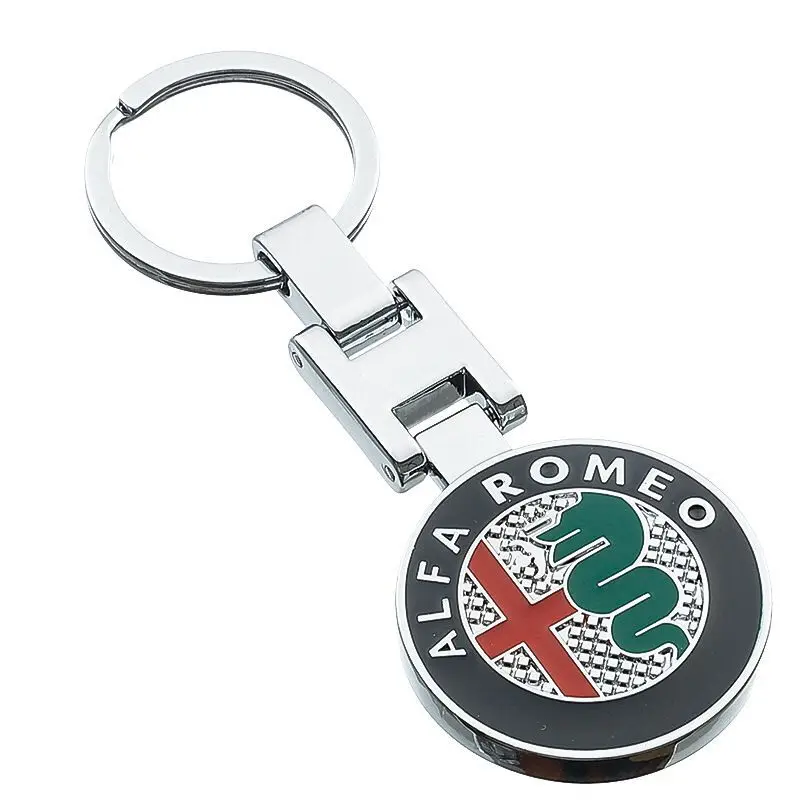3D металлический брелок для ALFA ROMEO высокое качество ключей Mito 147 156 159 166 Giulietta Spider GT