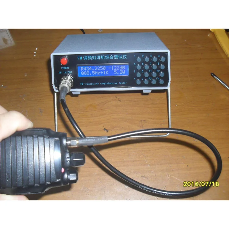 

0.5-470Mhz RF Signal Generator Meter Tester for FM Radio Walkie-Talkie Debug