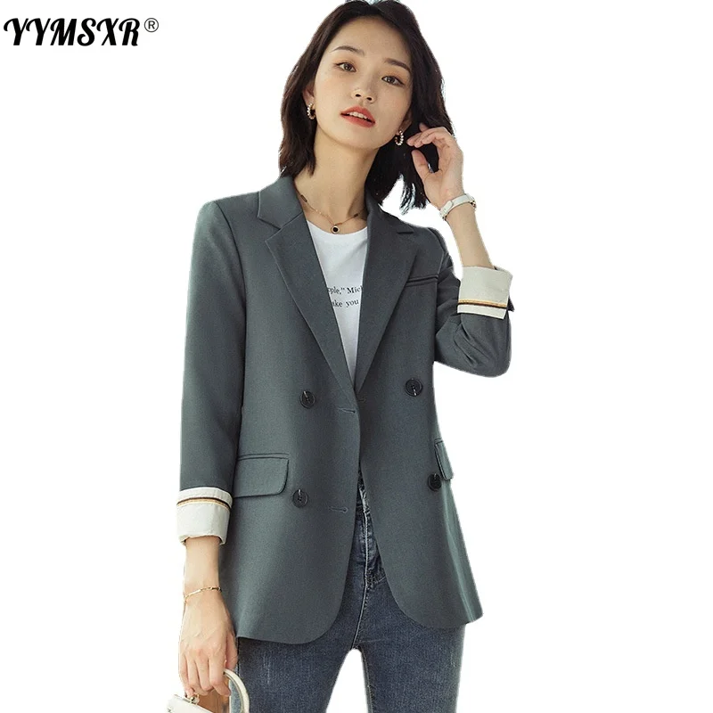 Autumn and Winter Women's Wear 2022 New Temperament Ladies Long-sleeved Business Wear Office Suit High-end Fashion Blazer