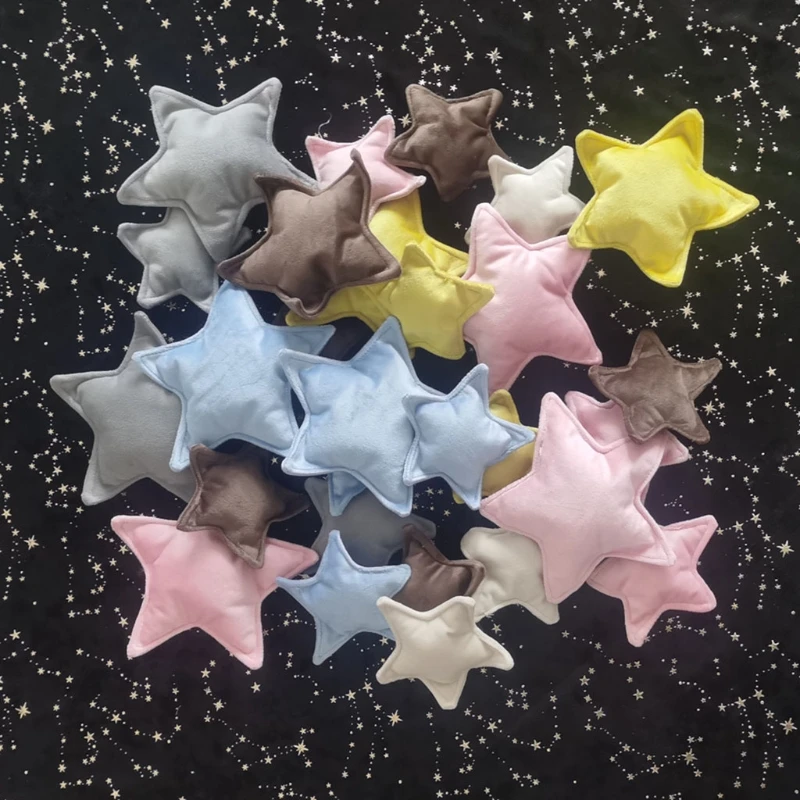 

9 Pcs/Set Infants Newborn Photography Props Baby Posing Square Pillow+Stars Kit