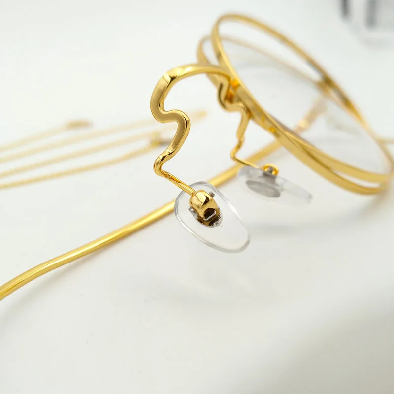 Оправа для очков YUJO моноклей золото/серебро