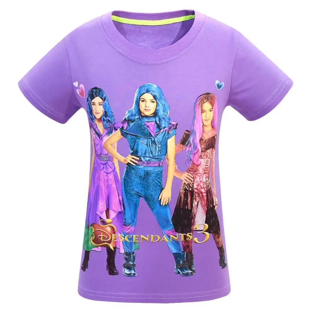 Топ с коротким рукавом для девочек футболка маленьких детская королева средних