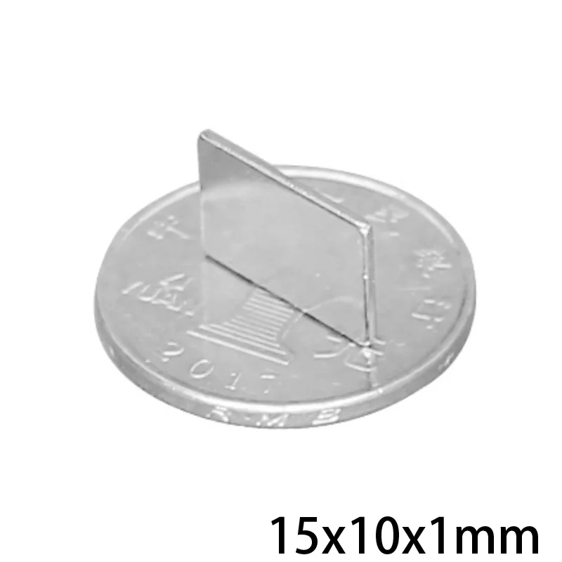 Блок мощный магнит 15*10*1 мм неодимовый размером 15x10x1 20 ~ 500 шт. | Обустройство дома