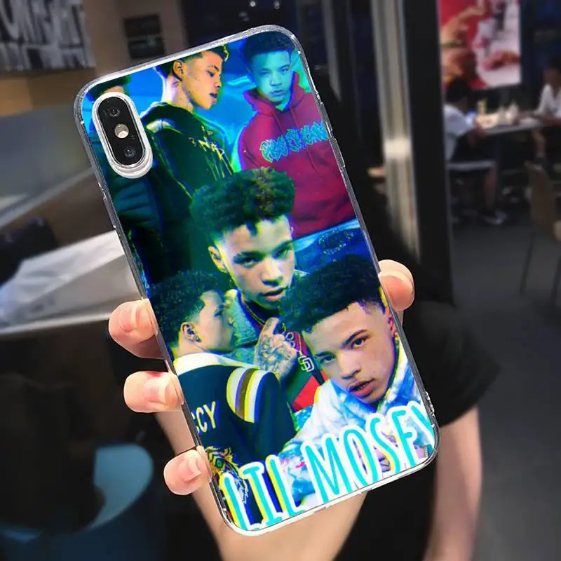 

Lil Mosey American rapper Phone Case Transparent soft For iphone 5 5s 5c se 6 6s 7 8 11 12 plus mini x xs xr pro max
