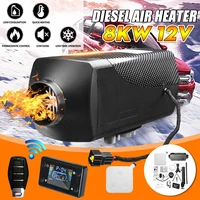 12v24v 8kw car diesels air parking heater car heater lcd remote control autonomous heater pre heating for rv winter warming